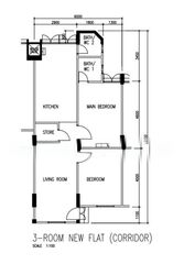 Blk 214 Jurong East Street 21 (Jurong East), HDB 3 Rooms #501480411